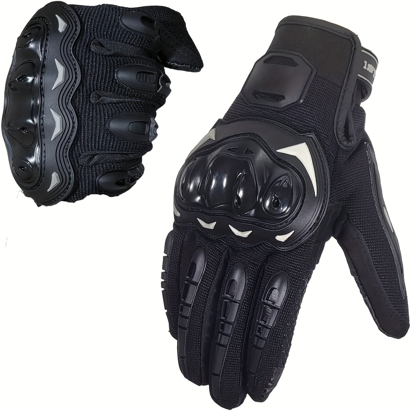 Motorcycle Gloves Designed for Touchscreen Use, Featuring Hard, Full Fingers, Design, And a Comfortable Fit for Outdoor Activities And Cycling