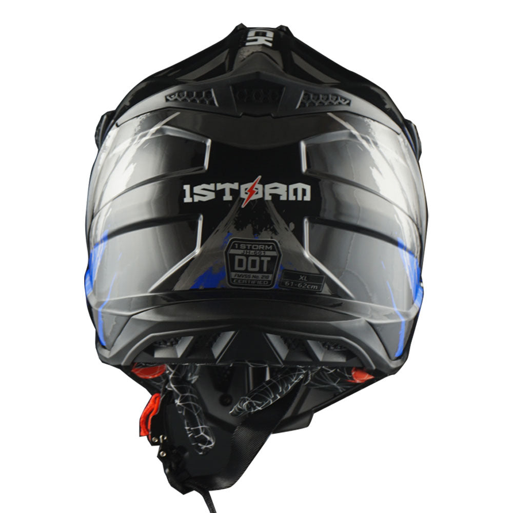Adult Motorcycle Helmet ATV Dirt Bike Helmet Track Style