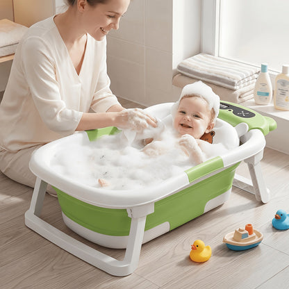Baby Bathtub Collapsible Bathtub For Newborn To Toddler Durable Essential Infant - product view 4