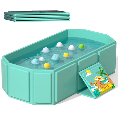 Portable Folding Baby Bath Tub 7 79gal X 17 7W X 9 8H Inches Suitable for 0 3 - product view 4