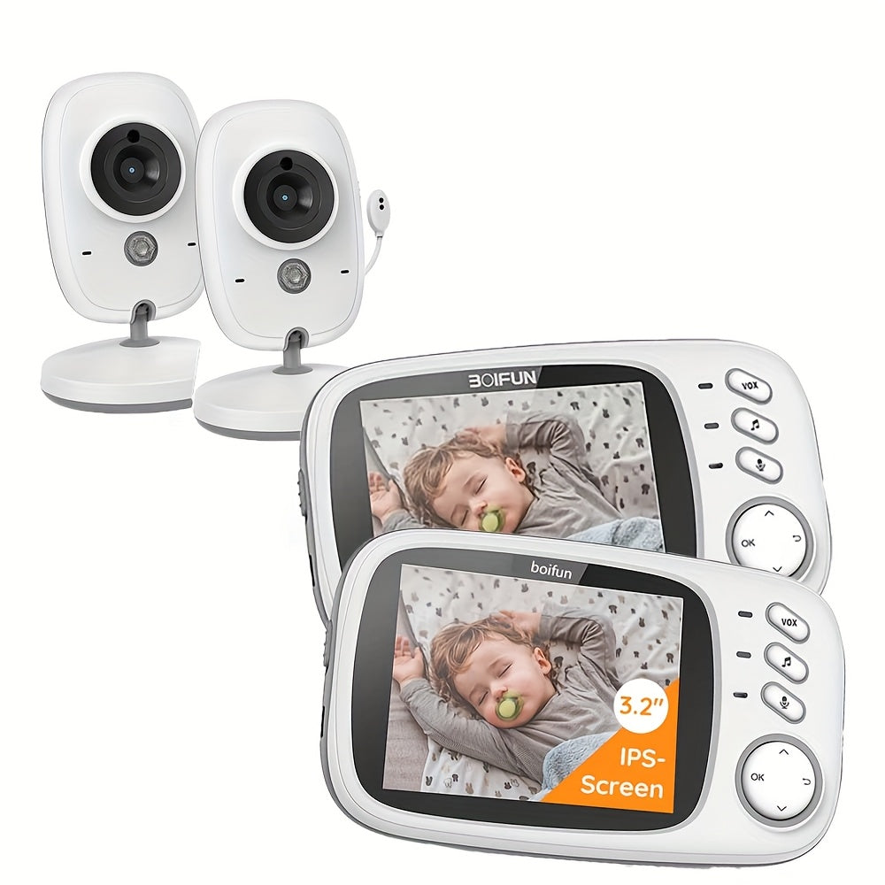 BOIFUN Smart Monitor Camera with Night Vision Two Way Audio WiFi Free Video System - product view 3