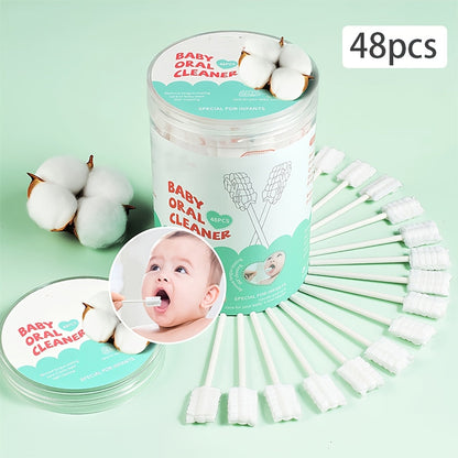 Baby Tongue Cleaner Newborn Baby Toothbrush 48pcs 96pcs Disposable Infant - product view 1
