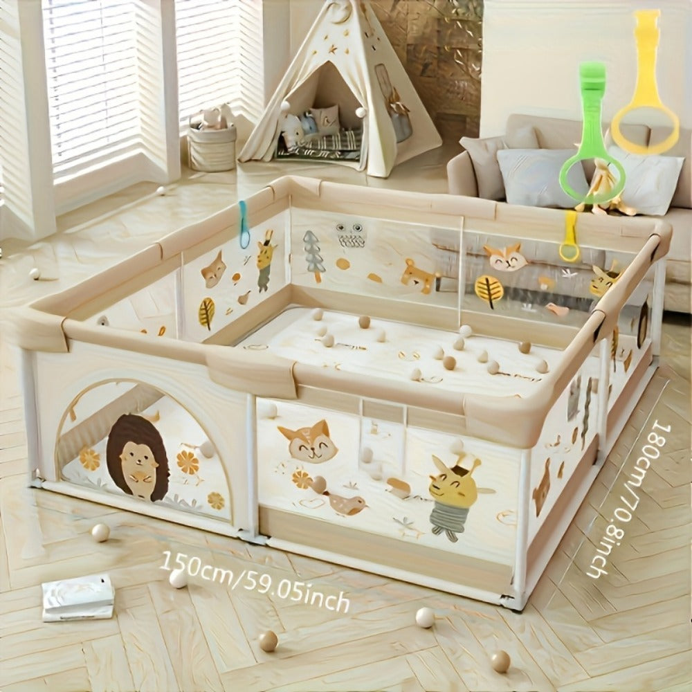 Baby Playpen with Non-Slip Base for Practical Everyday Home Use in Kids' Room detail image