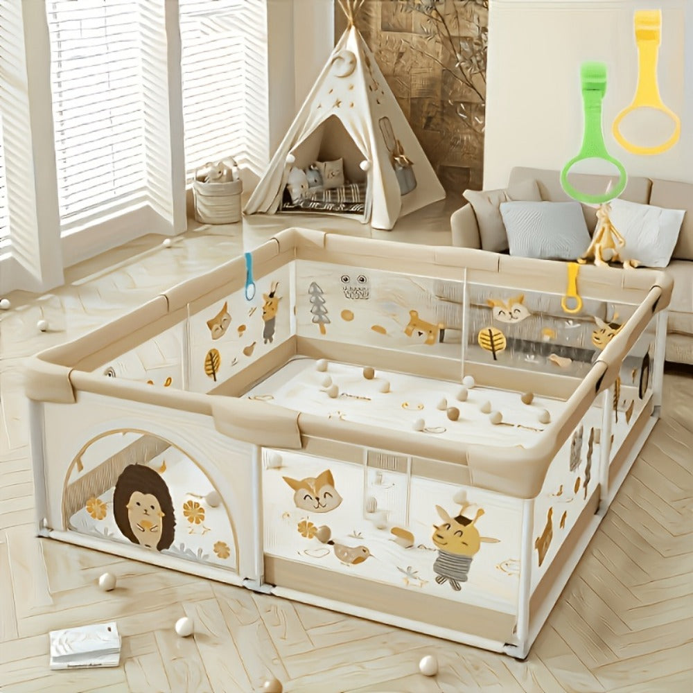 Baby Playpen with Non-Slip Base for Practical Everyday Home Use in Kids' Room detail image - detail view 4