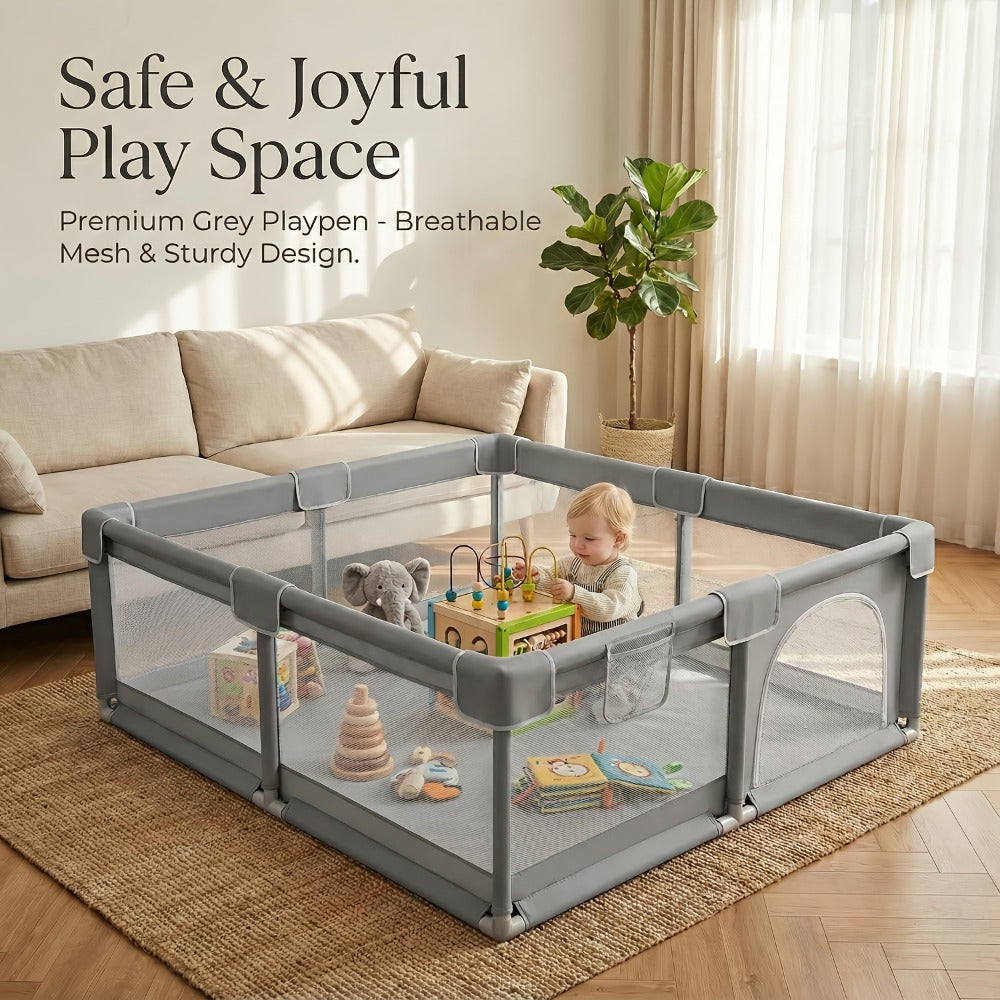 Baby Playpen with Tool-Free Assembly for Practical Everyday Home Use detail image - detail view 5