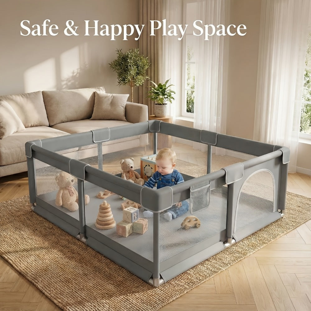 Baby Playpen with Tool-Free Assembly for Practical Everyday Home Use detail image - detail view 6