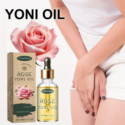 Feminine Care Oil with Rosehip Oil 30ml – Gentle Intimate Care Oil Mild Non-Irritating Formula, Effectively Neutralizes Odor & Alleviates Discomfort, Daily Private Area Body Care Oil for Women, 1oz