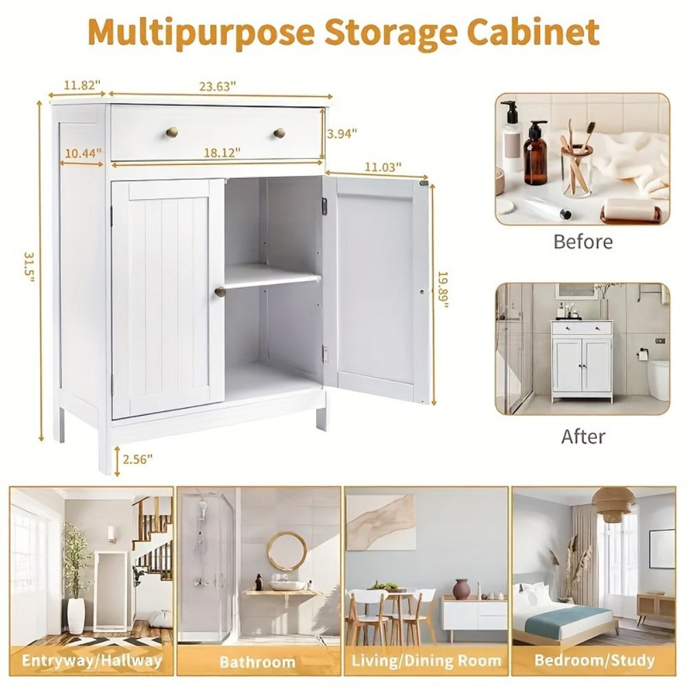 Bathroom Cabinet with Soft-Close Drawers for Organized Everyday Storage detail image - detail view 4