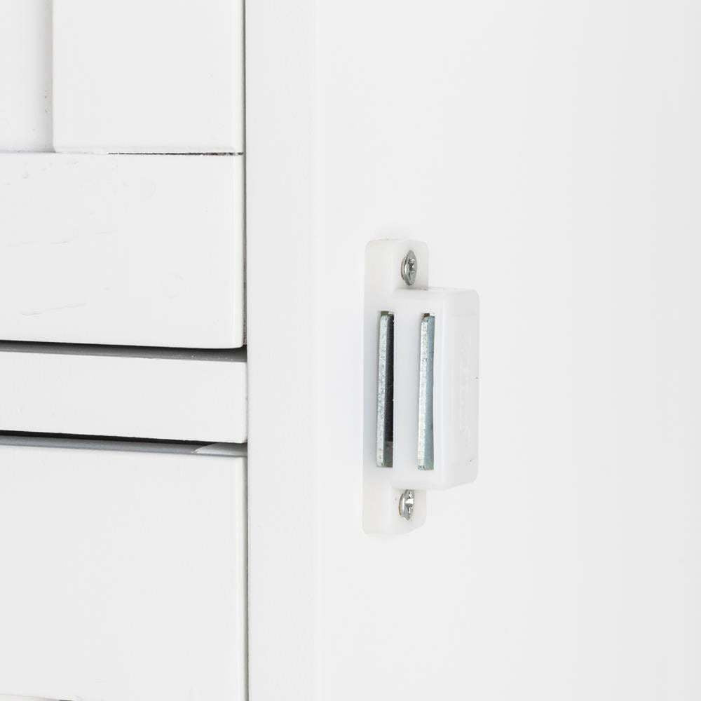 Bathroom Floor Cabinet with Open Shelves for Organized Everyday Storage detail image - detail view 12