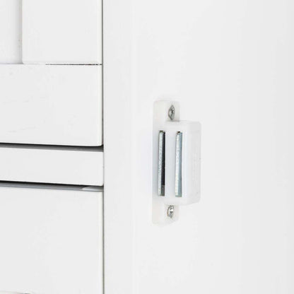 Bathroom Floor Cabinet with Open Shelves for Organized Everyday Storage detail image - detail view 12