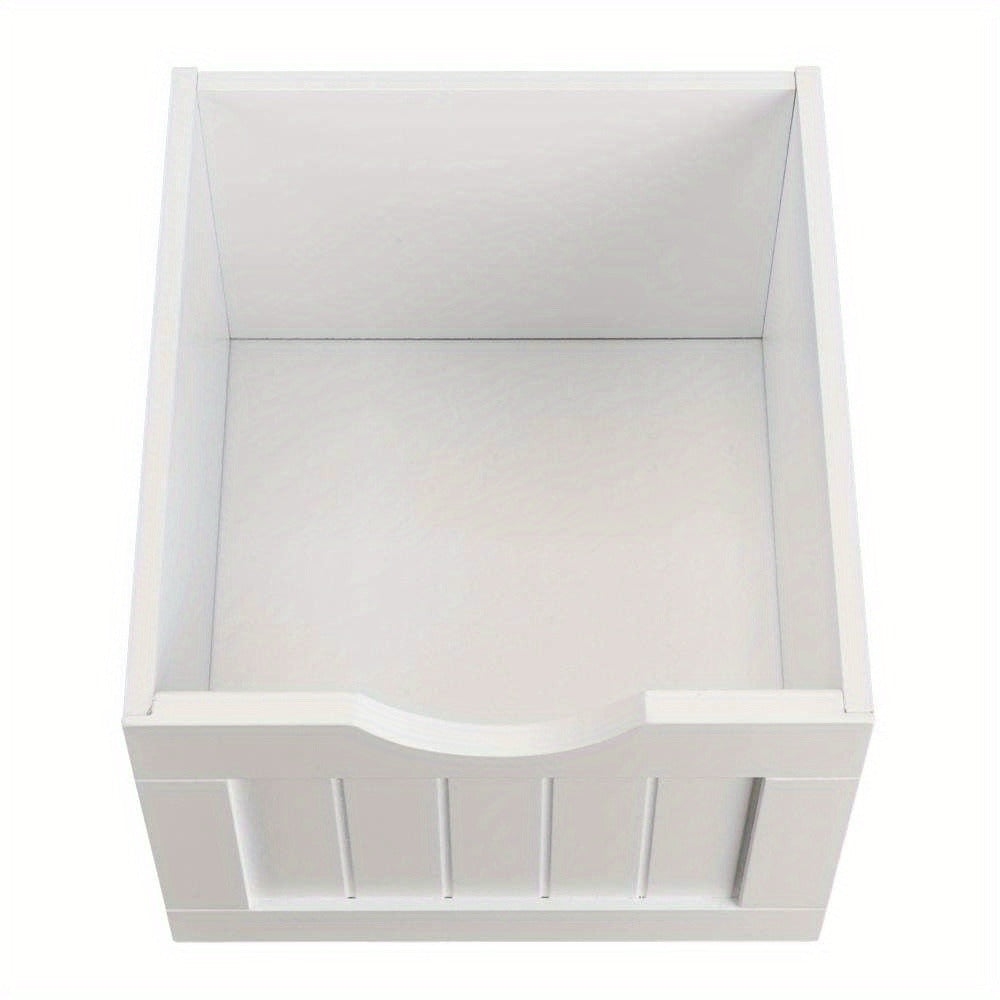 Bathroom Floor Cabinet with Open Shelves for Organized Everyday Storage detail image - detail view 13