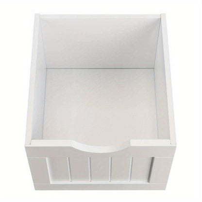 Bathroom Floor Cabinet with Open Shelves for Organized Everyday Storage detail image - detail view 13