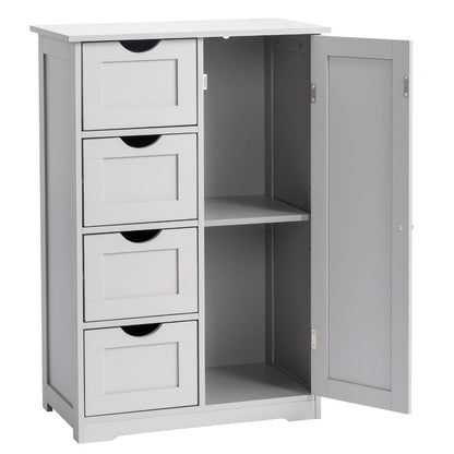 Bathroom Floor Cabinet with Open Shelves for Organized Everyday Storage detail image - detail view 5
