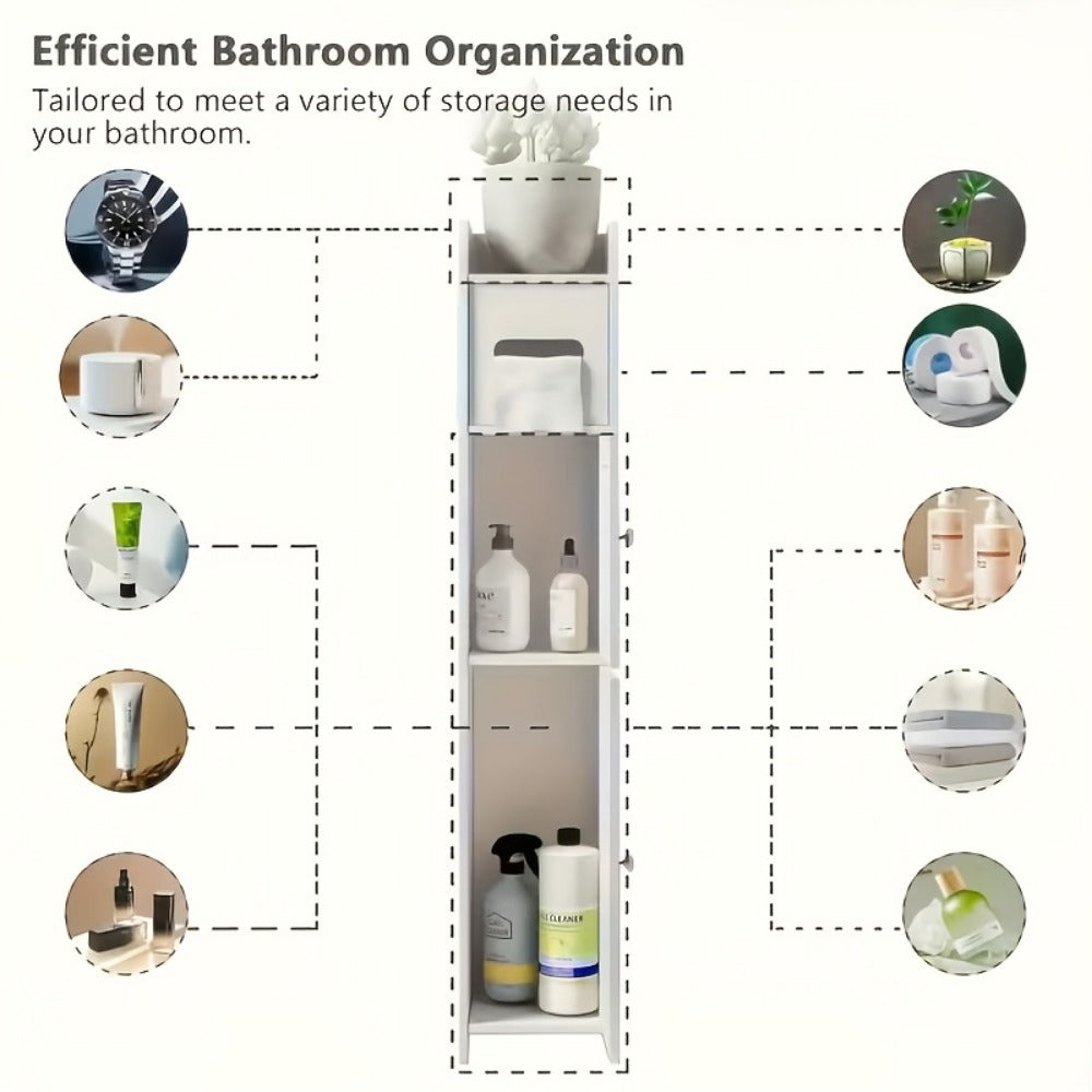 Bathroom Storage Cabinet, Multi-Purpose Organizer Cabinet for Organized Everyday Storage detail image