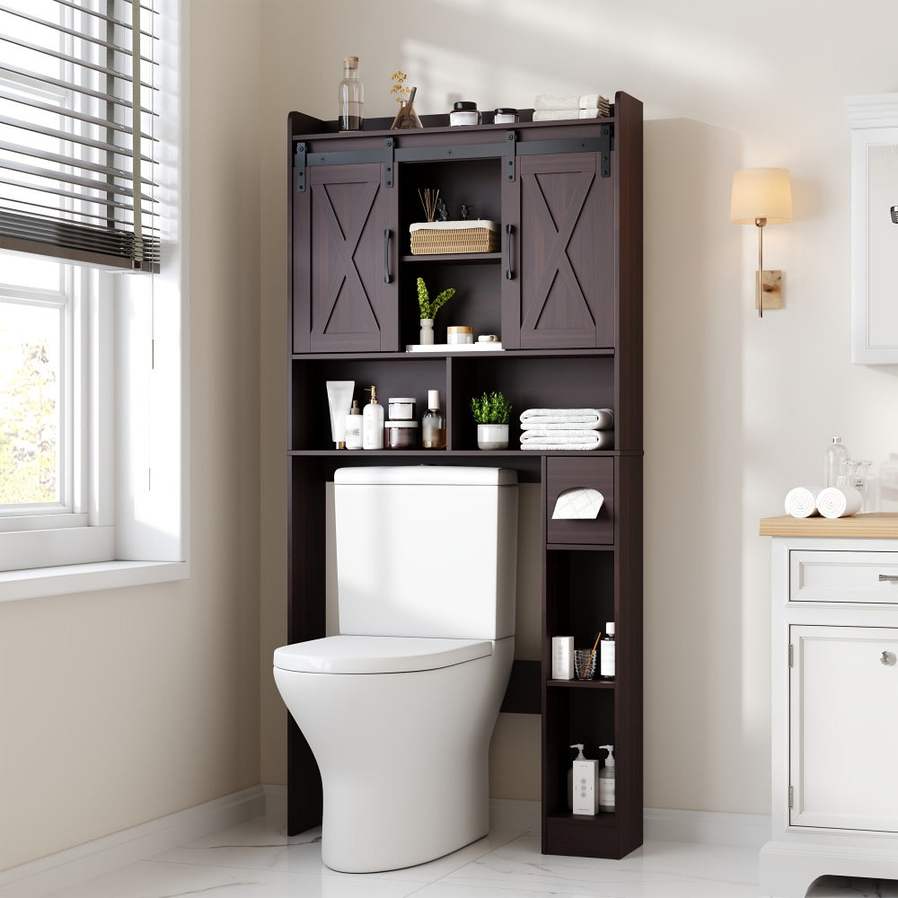 Bathroom Storage Cabinet with Sliding Doors for Organized Everyday Storage detail image - detail view 11