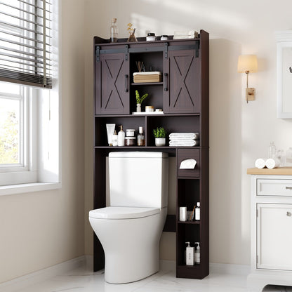 Bathroom Storage Cabinet with Sliding Doors for Organized Everyday Storage detail image - detail view 11