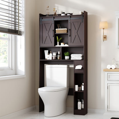 Bathroom Storage Cabinet with Sliding Doors for Organized Everyday Storage detail image - detail view 12