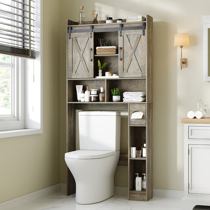 Bathroom Storage Cabinet with Sliding Doors for Organized Everyday Storage detail image - detail view 14