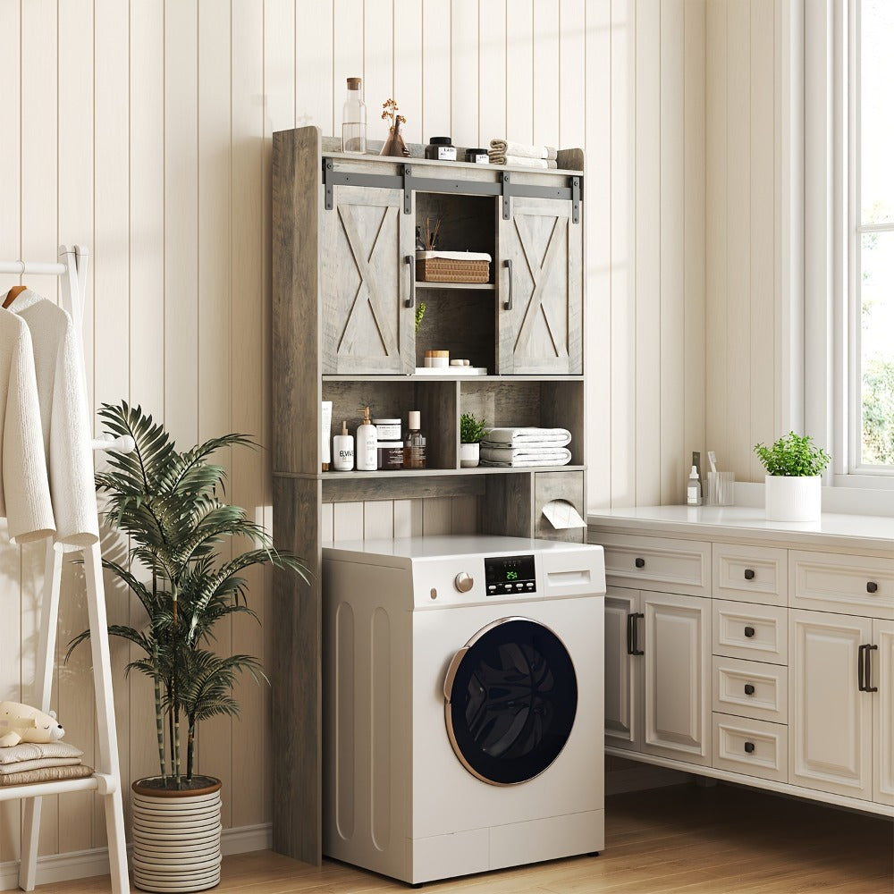 Bathroom Storage Cabinet with Sliding Doors for Organized Everyday Storage detail image - detail view 24