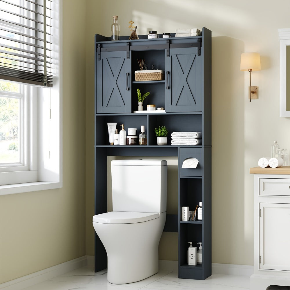 Bathroom Storage Cabinet with Sliding Doors for Organized Everyday Storage detail image - detail view 3