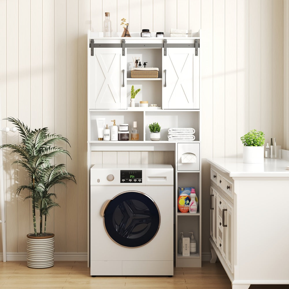 Bathroom Storage Cabinet with Sliding Doors for Organized Everyday Storage detail image - detail view 9