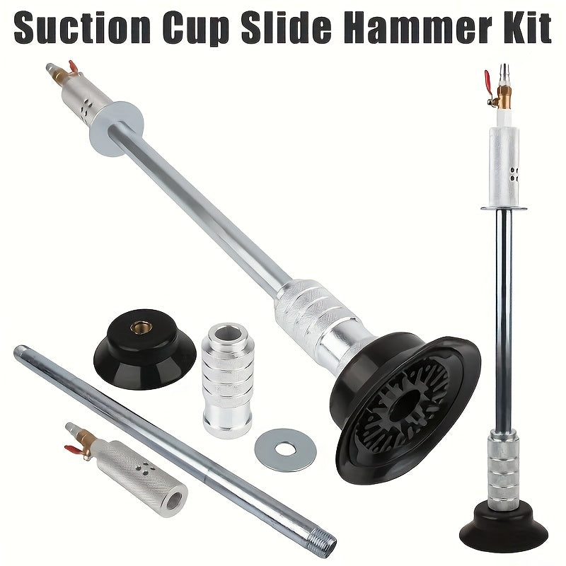 1pc Pneumatic Car Dent Puller Suction Cup Metal Drawing Hammer Repair Tools Car Maintenance Parts Car Body Restoration Auto Parts