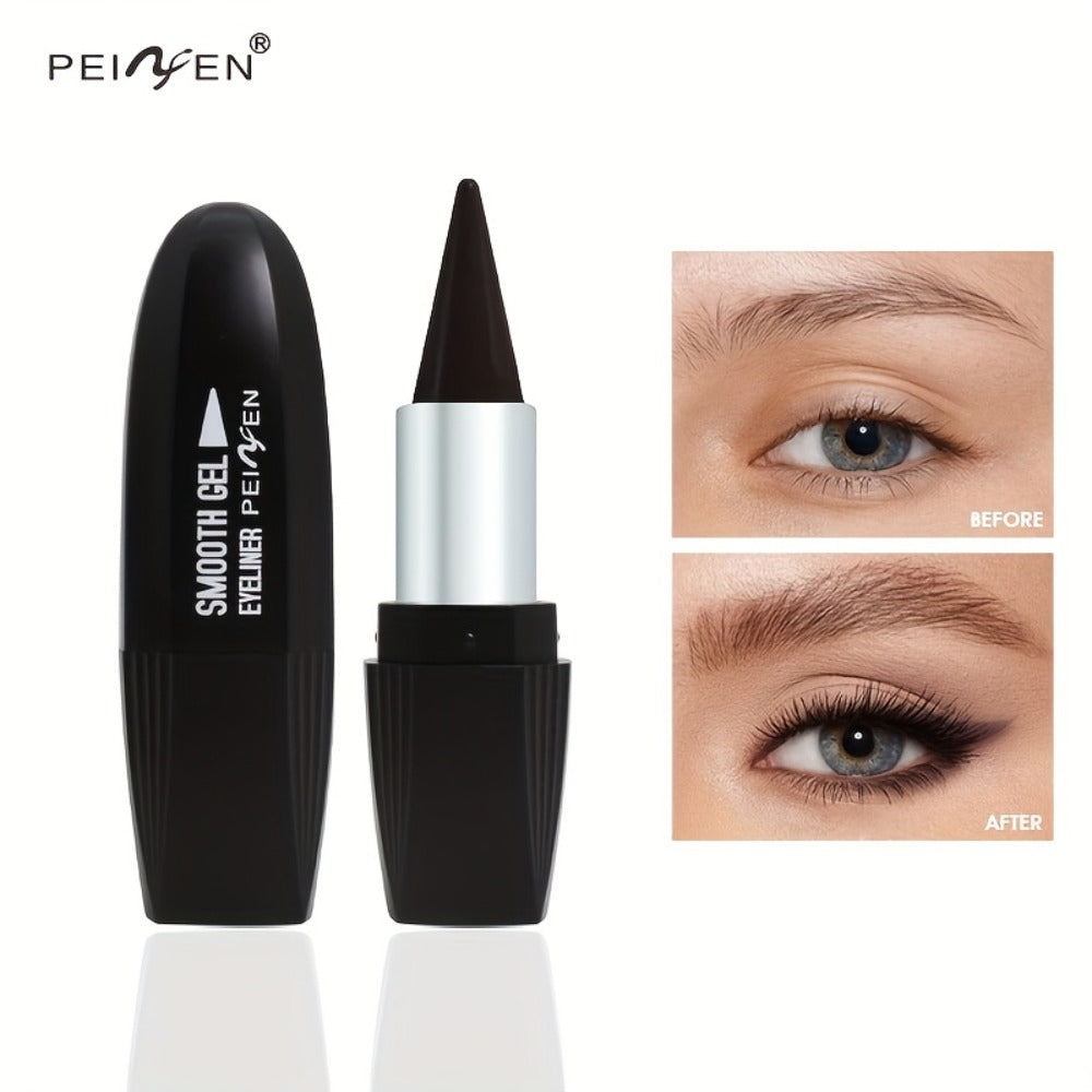 Waterproof Eyeliner Set 6 Colors Smudge-Proof Transfer-Proof Cream Liner Kit - Long-Lasting All-Day Wear for Eyes & Lips, Black Brown Reddish Brown Shades, Daily Party Makeup Gift for Women