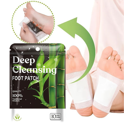Foot Detox Pads Value Set 50pcs & 150pcs – Bamboo Vinegar & Ginger Deep Cleansing Overnight Patches, Alcohol-Free Natural Plant Formula, Green Golden Lavender Variants, Foot Care Gift for Women Men