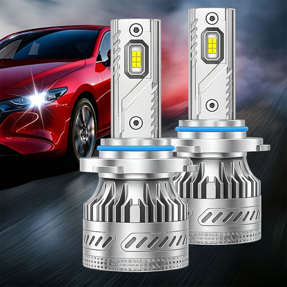 2pcs H1 LED Bulbs, H7 LED Bulbs, H4 LED Bulbs, H11 HB3 9005 Bulbs, HB4 9006 Bulbs, HIR2 Bulbs. Perfect for Car Enthusiasts As A Gift to Enhance Nighttime Driving Safety. Upgraded with 30, 000 Lumens, 350 Watts, Automatic Headlights, 12V, 6500K.