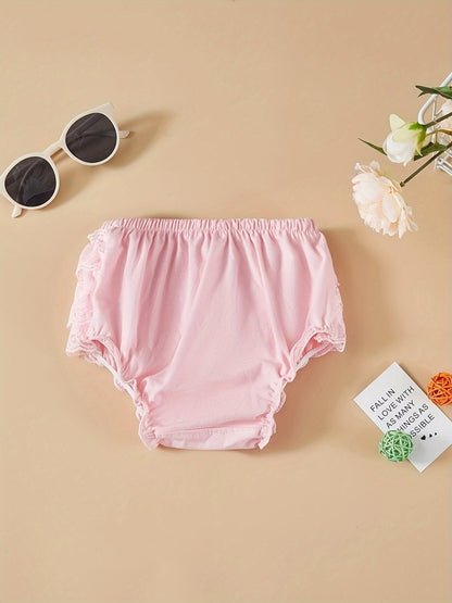 Baby Solid Color Shorts - Everyday Style