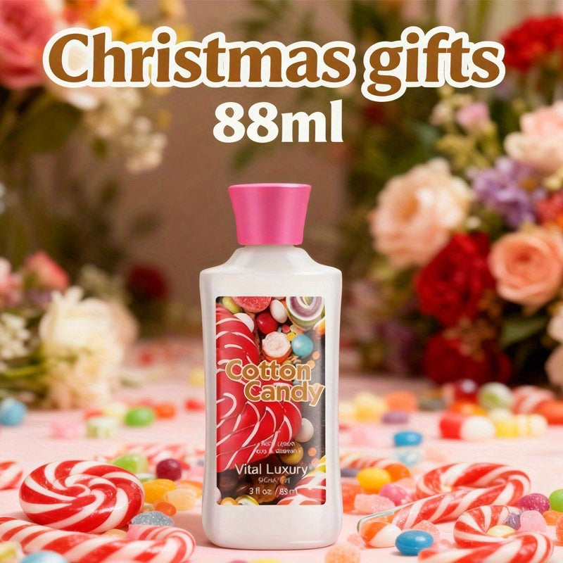 Scented Body Lotion & Hand Cream Vitamin C Glycerin Deep Moisturizing - Japanese Cherry Blossom Vanilla Cotton Candy Dry Skin Hydrating Lotion Women Men All Skin Types Gift