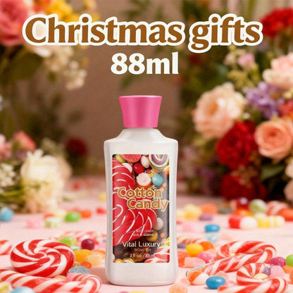 Scented Body Lotion & Hand Cream Vitamin C Glycerin Deep Moisturizing - Japanese Cherry Blossom Vanilla Cotton Candy Dry Skin Hydrating Lotion Women Men All Skin Types Gift