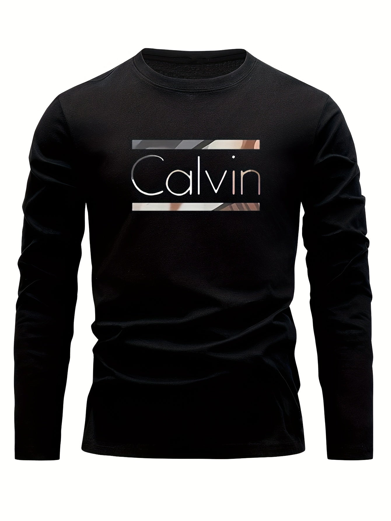 Men's Graphic Print T-Shirt - Crew Neck