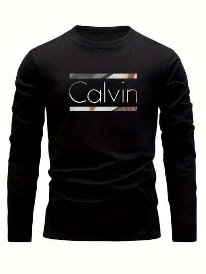 Men's Graphic Print T-Shirt - Crew Neck