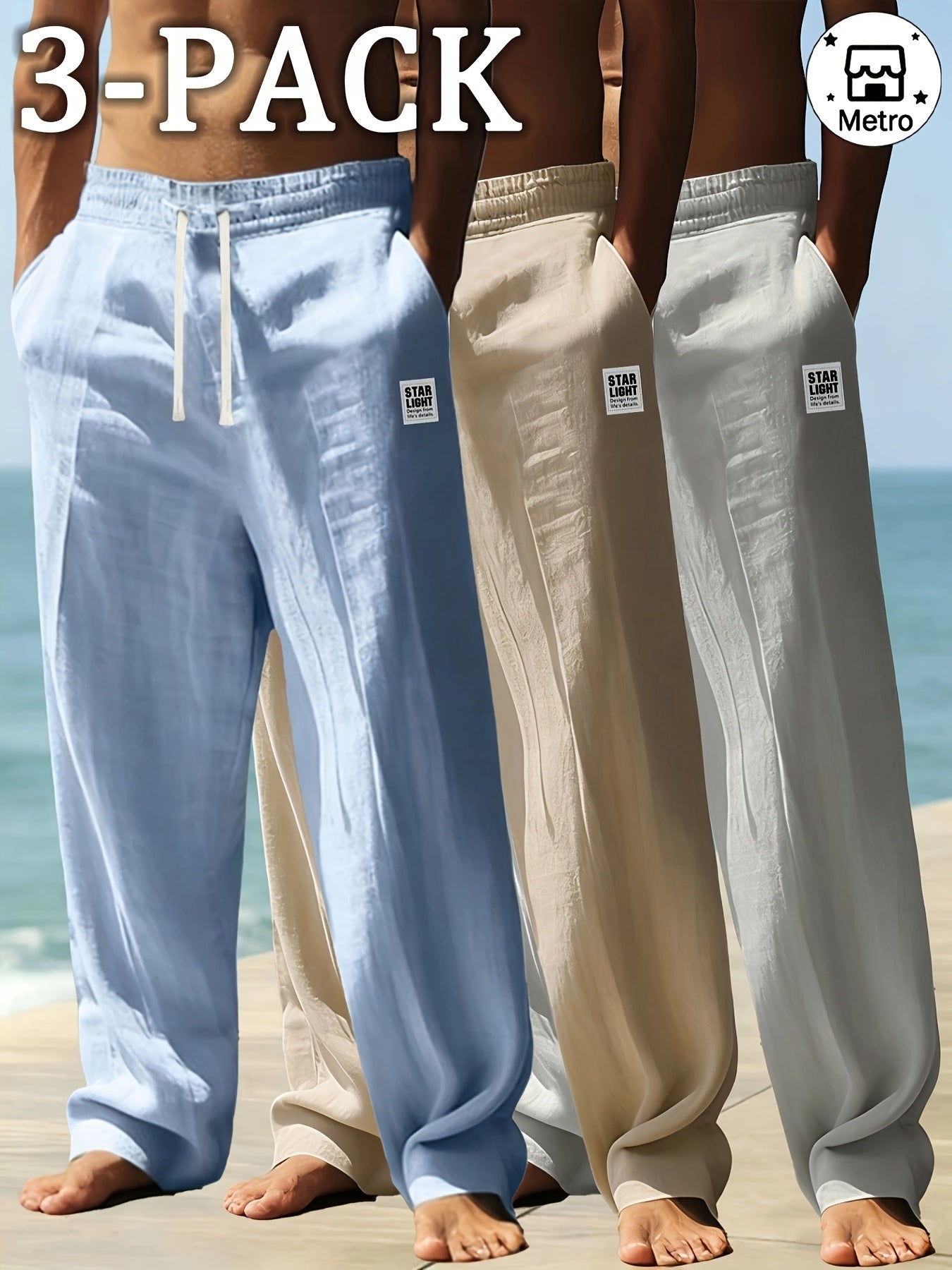 Men's Casual Trousers - Stretch Weekend Style