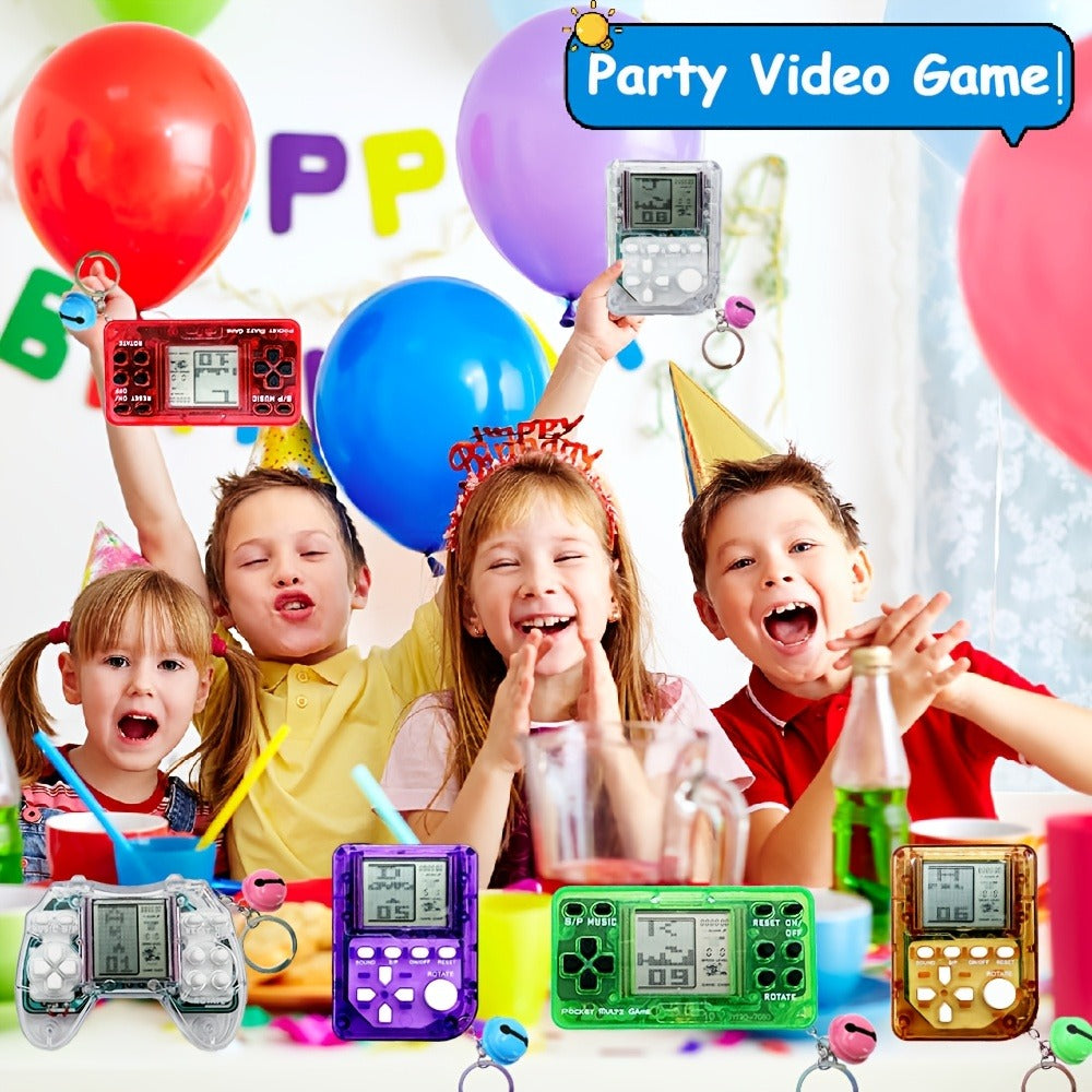 Video Game Keychains 12 Pack – Bulk Mini Gaming Controller Party Favors for Kids & Boys, Birthday Goody Bag Stuffers, Classroom Prizes & Gamer Loot Bag Fillers