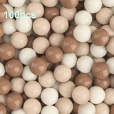 Brown 100pcs