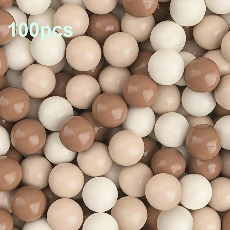Ball Pit Balls 100/200 Pcs for Babies Toddlers Non-Toxic PE Colorful Ocean Play Balls for Ball Pit Pool Hand Foot Coordination Sensory Toy Birthday Gift Boys Girls