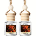 Car Air Freshener Diffuser 2 Pack Hanging Air Freshener Diffuser - Vanilla Cream Fragrance Oil Air D Iffuser For Car, 45+ Days Long Lasting Fragrance