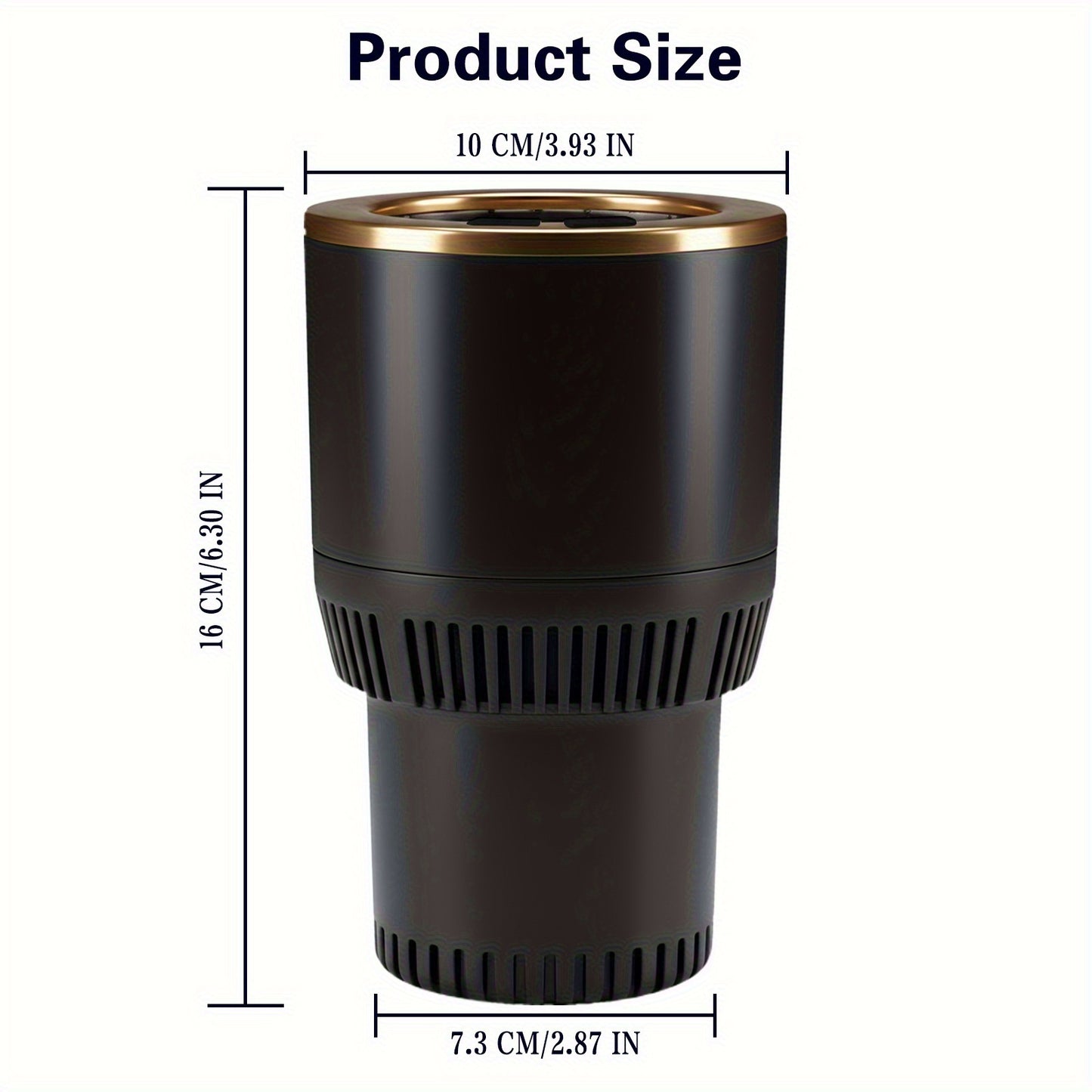 Premium 2-in-1 Car Cup Warmer Cooler Smart Car Cup Mug Holder|Holiday Seasonal Present | Perfect Car Tumbler Holder for Commuter/Traveler/Road Tripper/Recreation