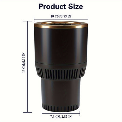Premium 2-in-1 Car Cup Warmer Cooler Smart Car Cup Mug Holder|Holiday Seasonal Present | Perfect Car Tumbler Holder for Commuter/Traveler/Road Tripper/Recreation