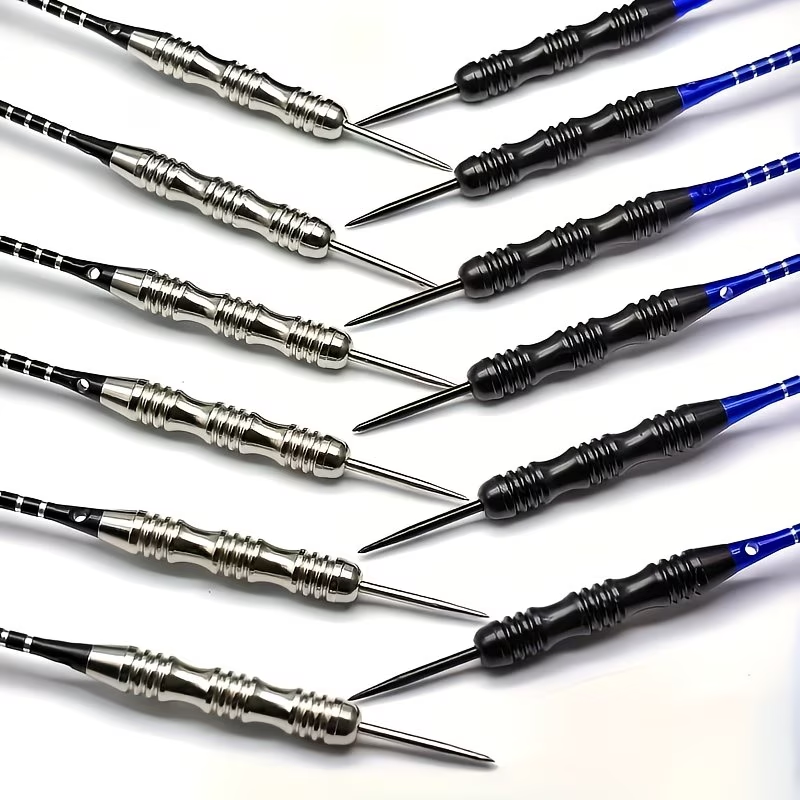 Steel Tip Darts Gift Set with Aluminum Alloy Shaft & Skull Dart Flights – Deluxe Gift Box for Indoor Club Entertainment Sports Competitions Casual Outdoor Games – Iron Tip Pop Darts Set