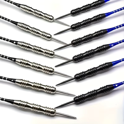 Steel Tip Darts Gift Set with Aluminum Alloy Shaft & Skull Dart Flights – Deluxe Gift Box for Indoor Club Entertainment Sports Competitions Casual Outdoor Games – Iron Tip Pop Darts Set