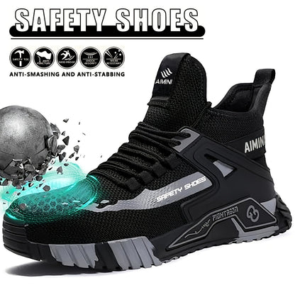 Men's Work & Safety Boots - Steel Toe Protection & Lightweight Design