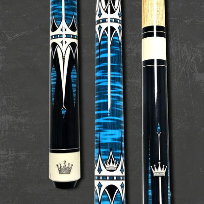 2-Piece Carbon Fiber Billiard Cue – Unisex Pool & Snooker Cue Stick, Low Deflection, Pink or Blue – Perfect Gift for Dad, Husband & Snooker Enthusiasts, Christmas & Holiday Gift