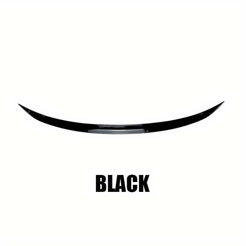 Polished Rear Wing Trunk Spoiler Lip Kit for Audi A3 S3 RS3 A4 S4 B9 A6 Sedan - PVC Body Kits, High-Quality End, Easy Installation, Lip Spoiler Kit