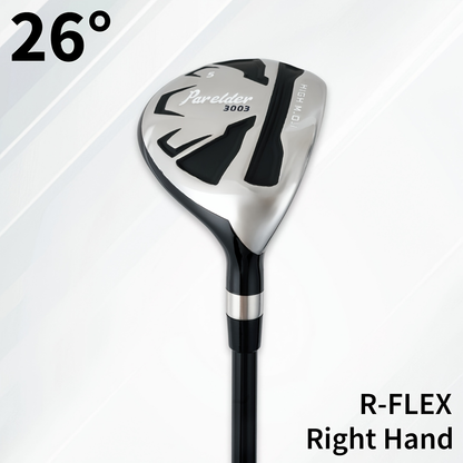 Golf Hybrid Club for Men | Right Hand, Carbon Fiber Shaft, 17°/20°/23°/26° Loft, S/R Flex – Max Distance & Forgiveness