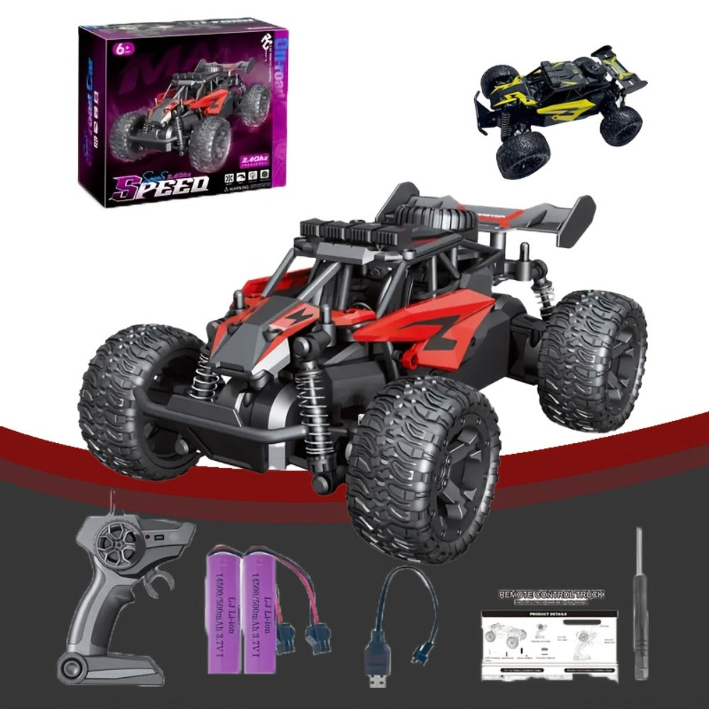 High Speed RC Off-Road Car 50km/h Remote Control Truck All Terrain Tires ABS Body 2.4G Drift Racing Toy Boys Girls Birthday Halloween Gift