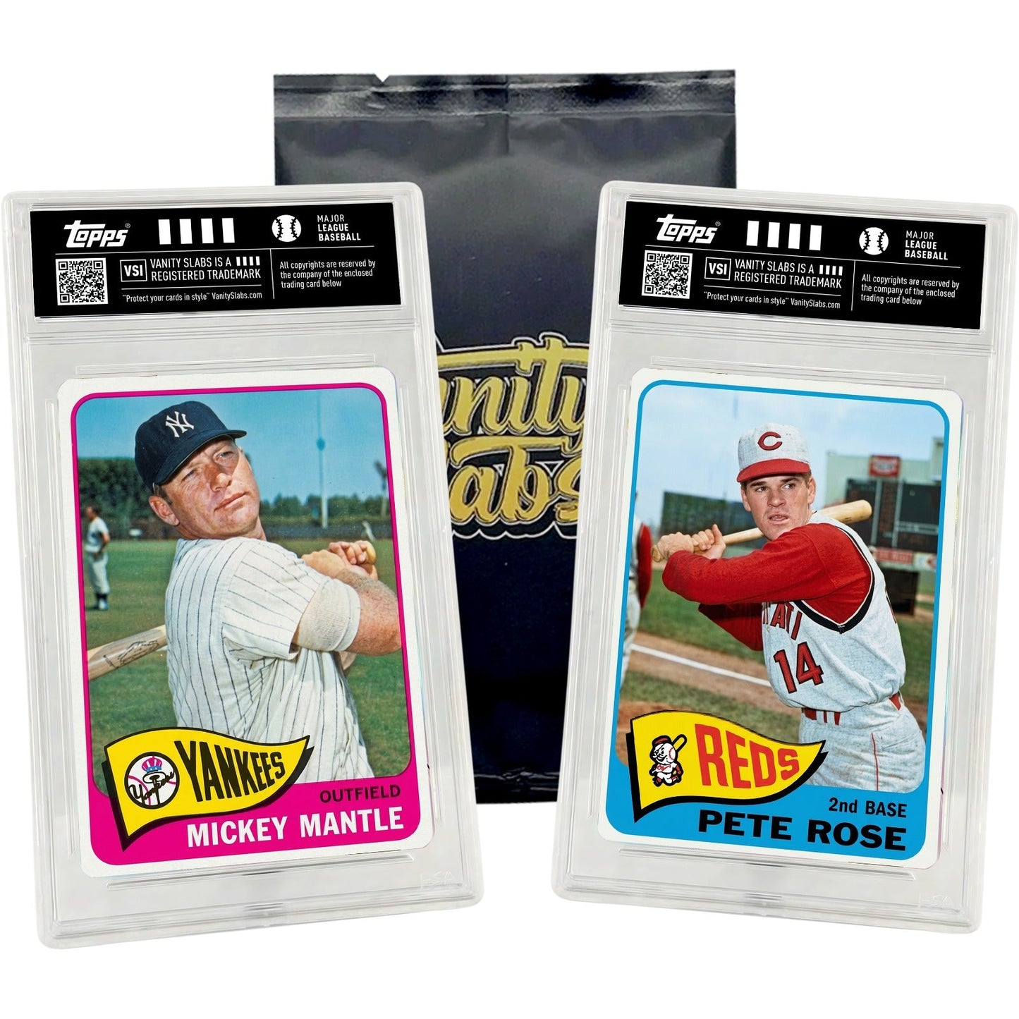 Vintage Baseball Card Mystery Slab – Authentic 50 to 100+ Years Old in Vanity Slab Display | Hall of Fame Legends & Classic Stars Possible | Collector Gift for All Ages