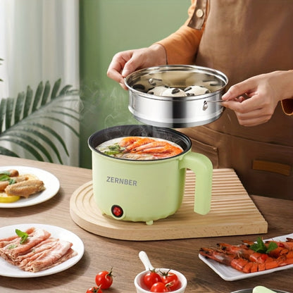 Electric Hot Pot Portable Electric Wok – Non-Stick Coating, Triple Power Control, Multi-Functional Stewpot for Hotpot, Soup, Steak, Ramen & Gourmet Cooking, 60.87oz or 118.35oz